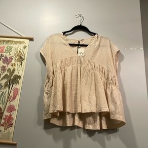 Free People Gauzy top